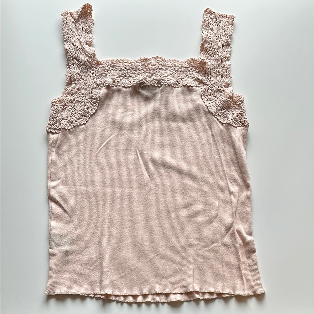 Lauren Ralph Lauren Pink Fitted Embellished Camisole
